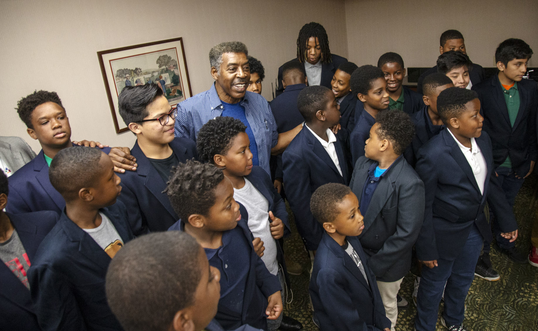 Ernie Hudson inspires youth at United Way